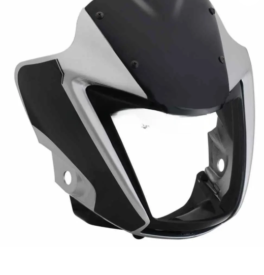 Head Light Visor/mask for hero Splendor I-smart (Silver-grey Bike)-HERO