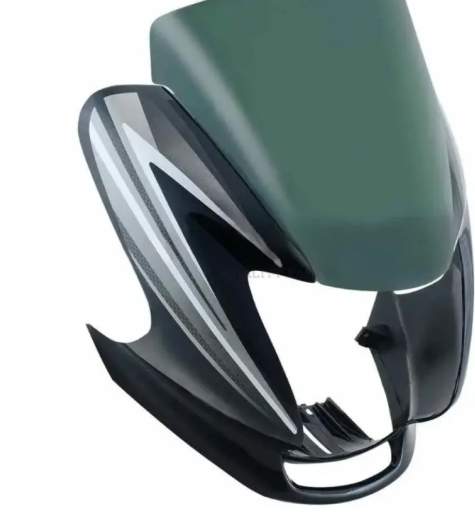 Head Light Visor/mask for hero Passion Pro (Digital Black grey Stk)-HERO