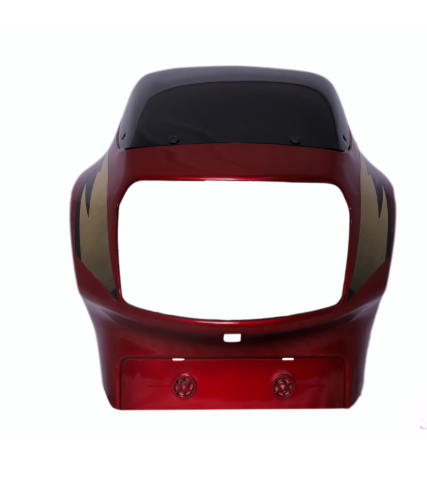 Head Light Visor/mask for tvs Victor Gl( Red)-TVS