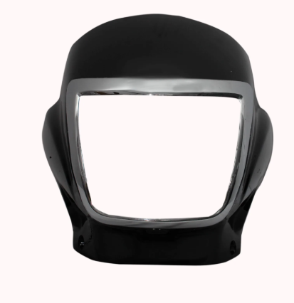 Head Light Visor/mask for tvs Radeon (Black)-TVS