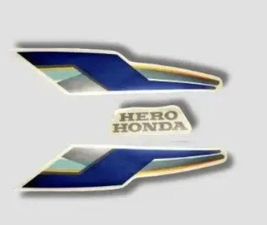 Sticker H.L.Firing  for Super Splendor [AW] [Silver Tank-Blue]-ABK