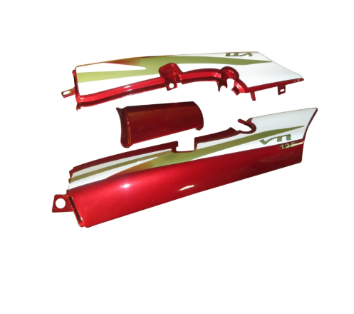 Tail Panel/seat Cowl for tvs Victor Glx(Red)-GENUINE