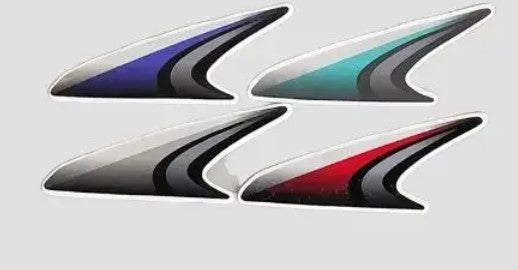 Sticker H.L.Firing for Splendor Plus BS6 [2020] Black/Red-ABK