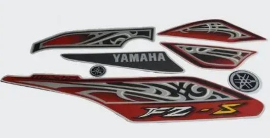 Sticker Set  for FZS T7 [Red Tank]-YAMAHA