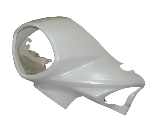 Head Light Visor/mask for yamaha Fascino (White)-YAMAHA