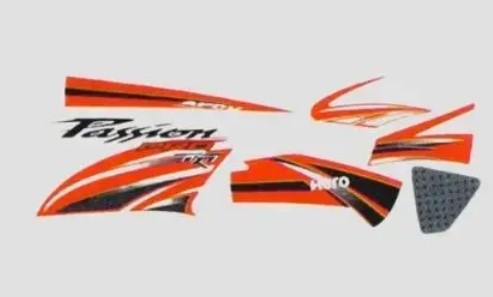 Sticker Set for Passion Pro Tr [Black Tank-Red]-HERO
