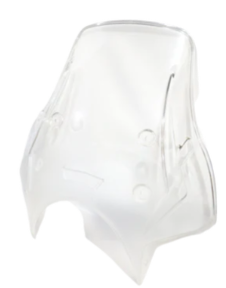 CLEAR POLYCARBONATE VISOR  for HUNTER 350-ROYAL ENFIELD
