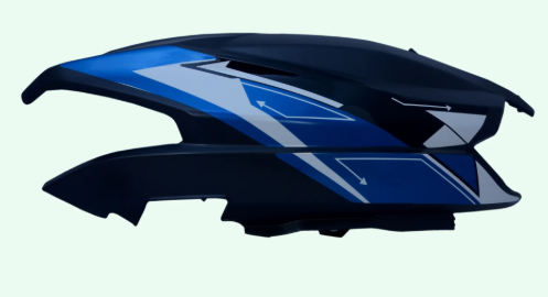 Side Panel/cover for hero Maestro Edge Grey (blue Stk)-GENUINE