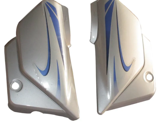 Side Panel/cover for hero Splendor Plus (Latest Silver)-GENUINE