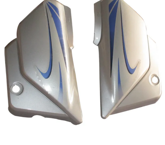 Side Panel/cover for hero Splendor Plus (Latest Silver)-GENUINE