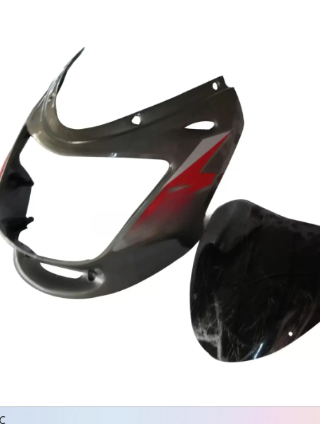 Head Light Visor/mask For bajaj Caliber 115 Mouse Grey (red Stk)-BAJAJ