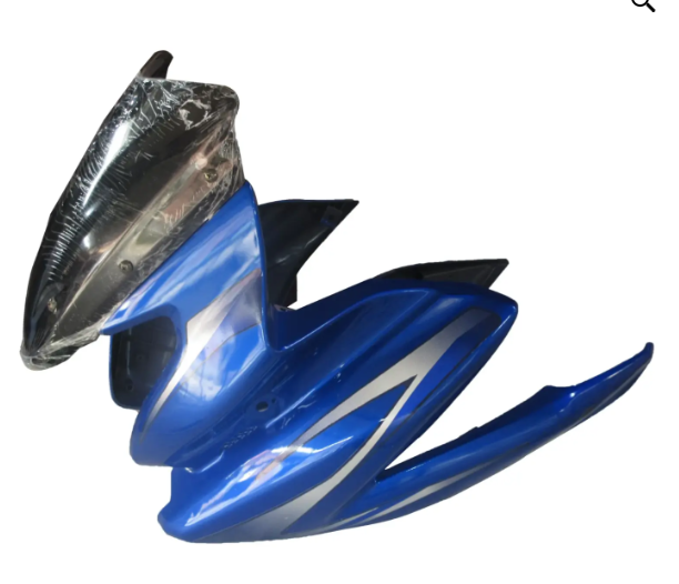 Head Light Visor/mask for bajaj Discover 150f (Blue)- BAJAJ