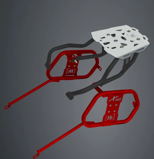 TOPRACK WITH SADDLE WHITE FOR XPULSE 210 (2025)-WHITE-HERO