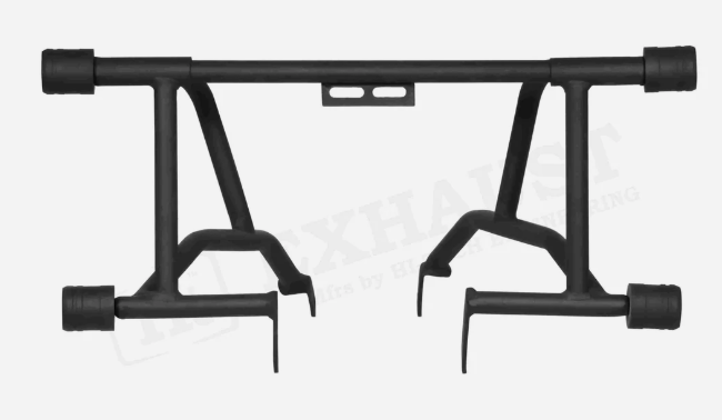 CRASH GAURD  4 METAL SLIDER (BLACK MATT) for Meteor-ROYALE ENFIELD