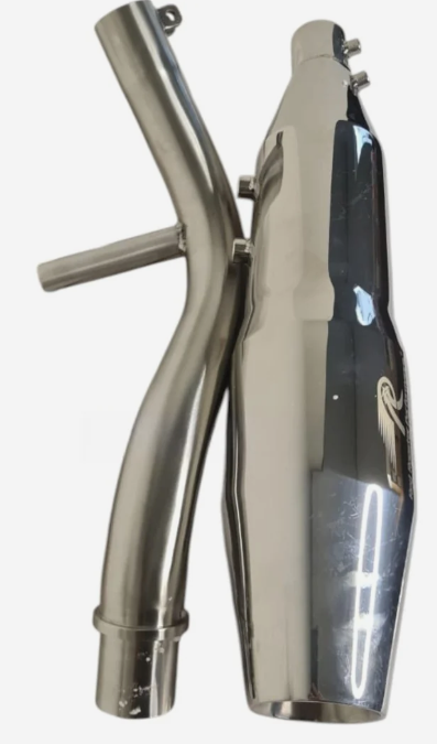 Red Rooster Performance exhaust Orion ( Polish ) for Guerrilla 450 -ROYAL ENFIELD