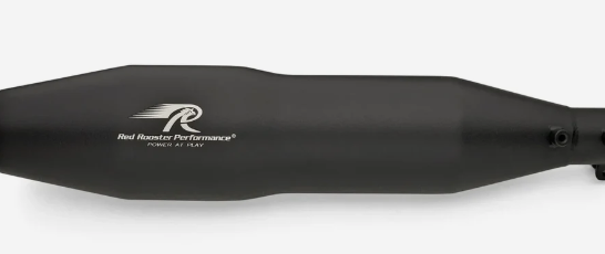 Red Rooster Performance exhaust Orion (Black) for Guerrilla 450-ROYAL ENFIELD