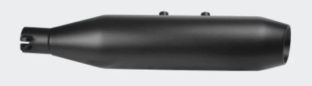 Matte Black Rumbler Max Exhaust for  Hunter 350 -ROYAL ENFIELD