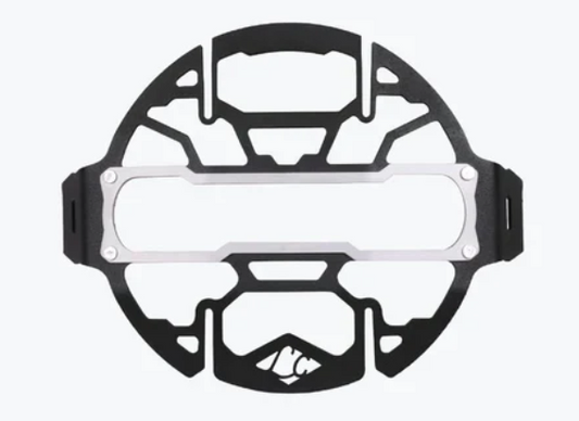 Headlight Grill for Scram 440 (Black$ Silver)-ROYAL ENFIELD
