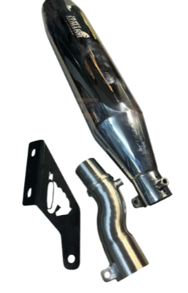 Exhaust System (Silver) for Triumph Speed 400-ABK