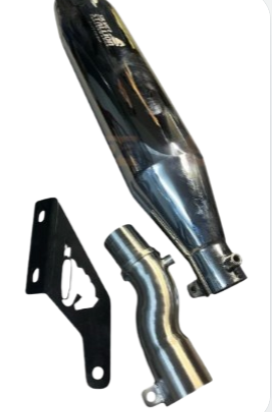 Exhaust System (Black) for Triumph Scrambler Speed 400 X-ABK