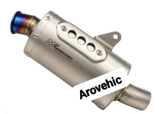 Exhaust System With Removable Db Killer for Triumph Speed 400 -ABK