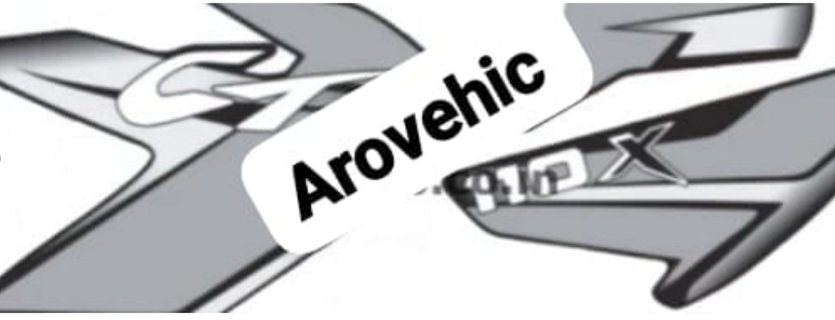 Graphics Sticker Set for Bajaj CT 110X ( Black Vehicle  Grey Sticker  Both Sides-OES