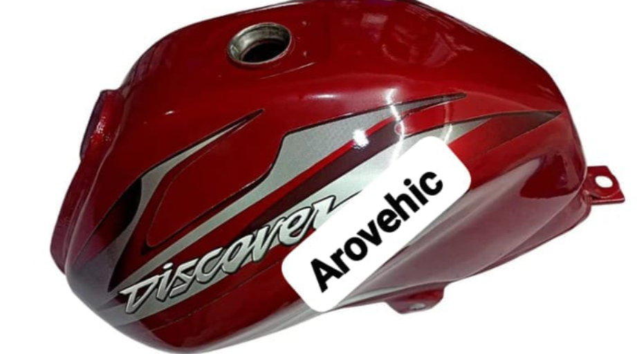 Petrol Tank for Bajaj Discover 125ST (Red)-ENSONS