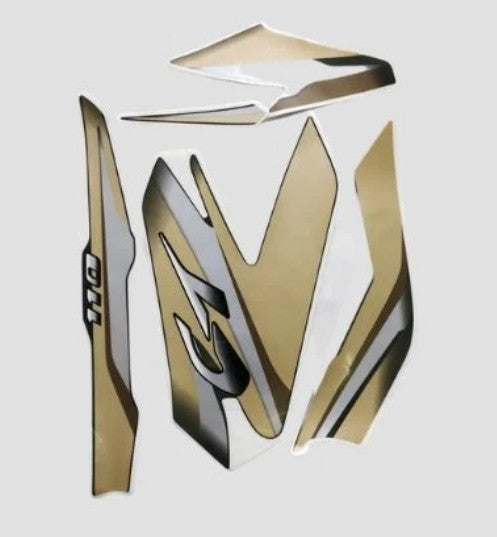 Sticker Set (2019) Gold for CT 110-BAJAJ