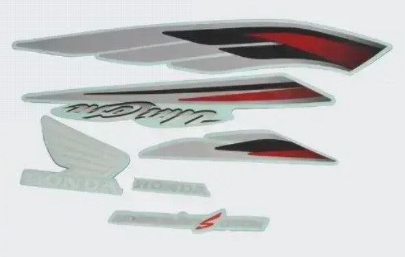 Sticker Set for  Unicorn N/M [Grey Tank]-HONDA