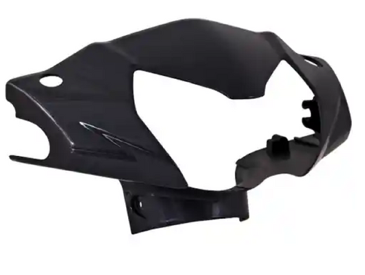 Head Light Visor/mask for tvs Wego (Black)-TVS
