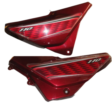 Side Panel/cover for honda Dream Neo (Red)-HONDA