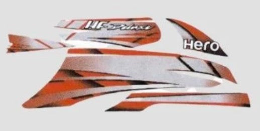 Sticker Set for HFDLX  T3 (Black Tank Red)  -HERO
