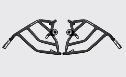 CRASH GUARD OLD MODEL for DUKE 125  (Black WITH 4 METAL SLIDER)-KTM