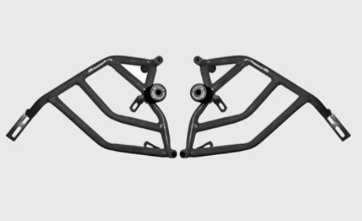 CRASH GUARD OLD MODEL for DUKE 200 (Black WITH 4 METAL SLIDER)-KTM