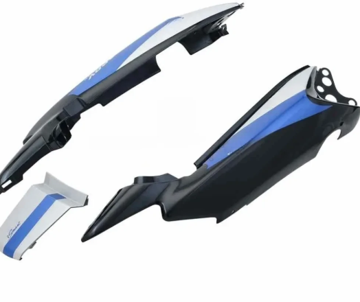 Tail Panel/seat Cowl for hero Splendor I-smart( Black blue)-HERO