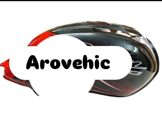 Petrol Tank for Hero Passion Pro (Black/Red)-HERO