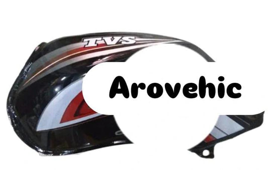 Petrol Tank for TVS Star Sports Black & Red-TVS