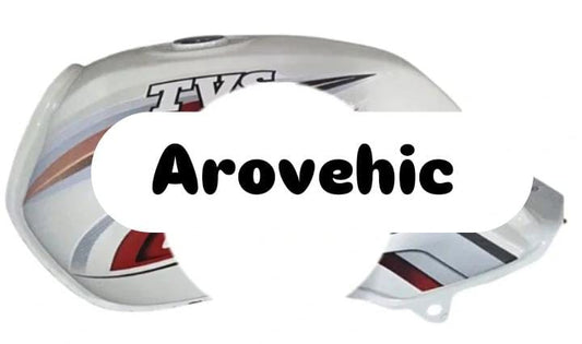 Petrol Tank for TVS Star Sports White & Red-TVS