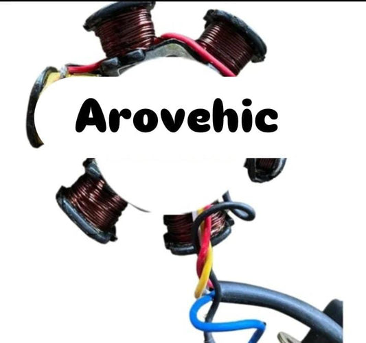 Stator Coil Plate Assembly for TVS Samurai-SUZUKI