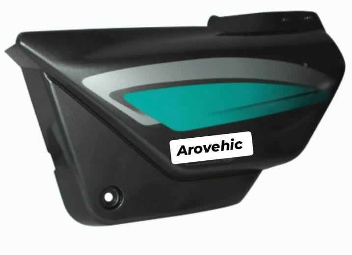 Side Panel/cover for hero Splendor Plus (Bs6 )Grey (green Stk) Both Side Screw-GENUINE