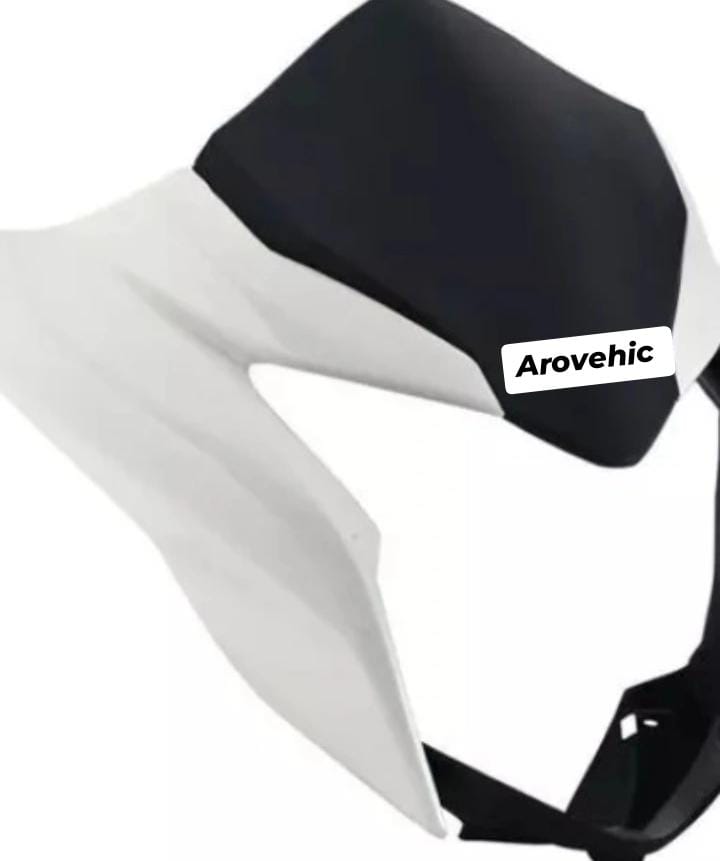 Head Light Visor/mask for honda Twister (White)-HONDA