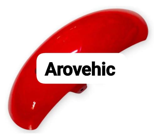 Front Mudguard Red Painted for Ola S1 (Gen 2)-OLA