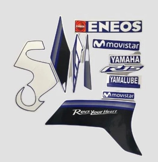 Sticker Set for R15 V3 (Blue Moto  Gp Edition )-YAMAHA