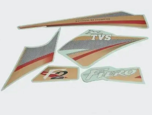 Sticker Set for Fiero F2 [Red Tank]-TVS