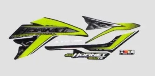 Sticker Set for Hornet N/M [2019] ABS Black/Green-HONDA