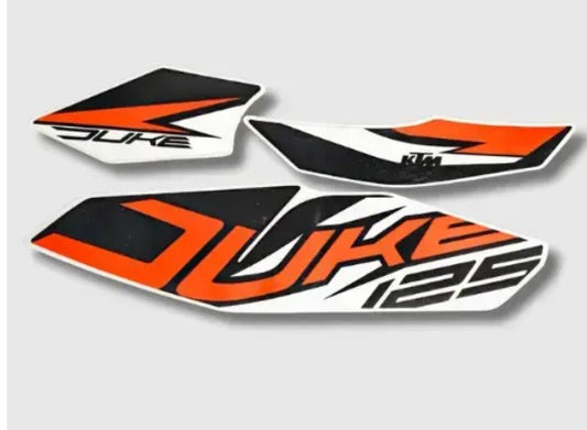 Sticker Kit for Duke 125( Black   Tank) -KTM
