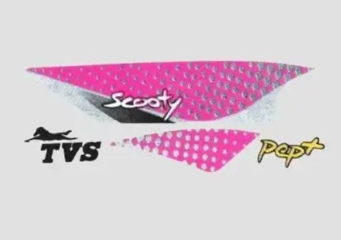Sticker Set for Pep Plus T2 [ [Pink Shield]]-TVS