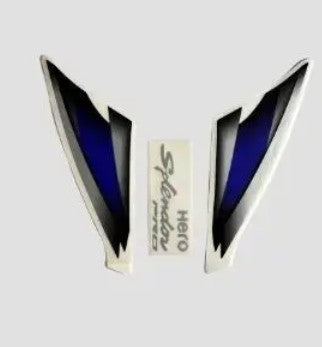 Sticker H.L.Firing Hero Splendor Plus N/M[Silver Tank-Blue]-ABK