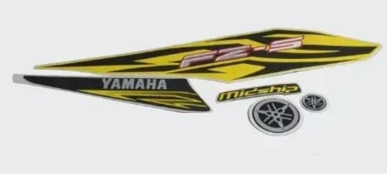 Sticker Set FZS for T4 [Yellow  Tank)-YAMAHA