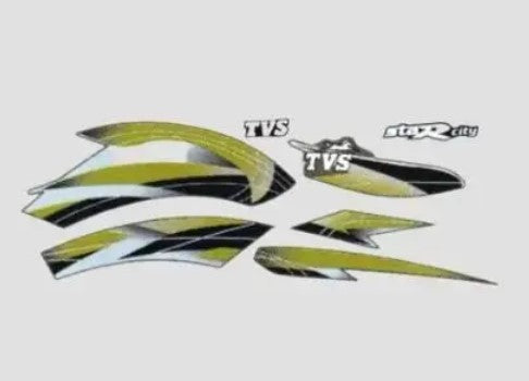 Sticker Set for Star City( N/M [Grey Tank-Green])-TVS